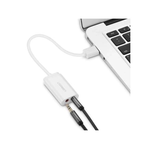 Звуковая плата Ugreen US205 white (30143) - Звуковые платы  - Звуковые платы 