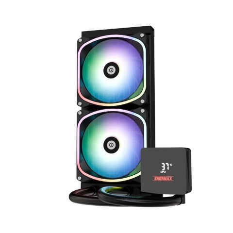 Система жидкостного охлаждения Enermax Aquafusion II 240 ARGB (ELC-AQFS240-SQA) - Системы водного охлаждения  - Системы водного охлаждения 