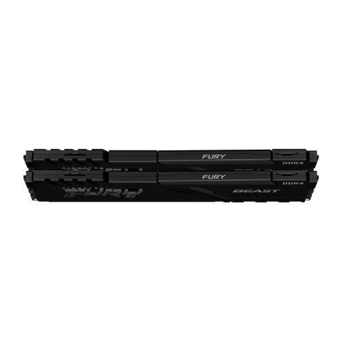 Модуль памяти для компьютера DDR4 64GB (2x32GB) 3600 MHz Fury Beast Black Kingston Fury (ex.HyperX) (KF436C18BBK2/64) - Нулевой остаток (Feed)  - Нулевой остаток (Feed)