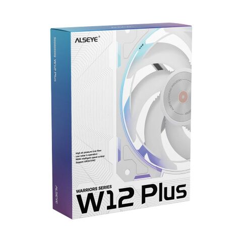 Кулер для корпуса Alseye W12-Plus-W ((Forward Blades) (AS.04.07.0067) - Вентиляторы к корпусам - Вентиляторы к корпусам