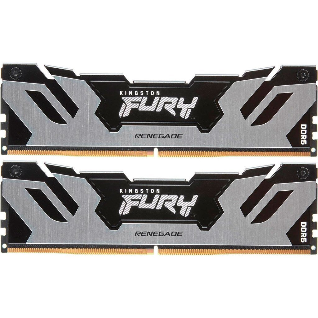 Модуль памяти для компьютера DDR5 32GB (2x16GB) 8000 MHz Renegade Silver XMP Kingston Fury (ex.HyperX) (KF580C38RSK2-32)
