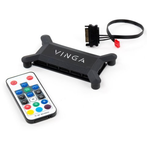 Модуль управления подсветкой Vinga Hub Barbarian&Orc - Акссесуары к системам охлаждения  - Акссесуары к системам охлаждения 