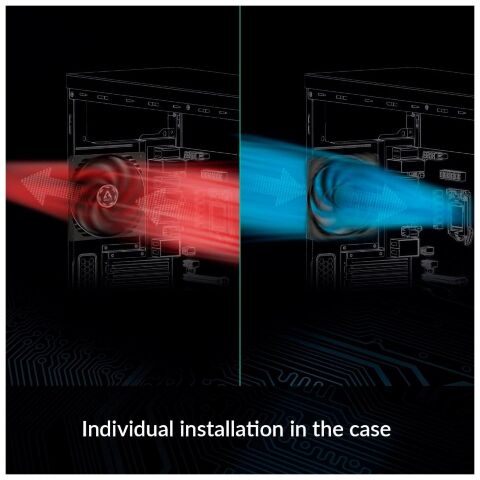 Кулер для корпуса Arctic F12 PWM, 5 pcs (ACFAN00145A) - Нулевой остаток (Feed)  - Нулевой остаток (Feed) 