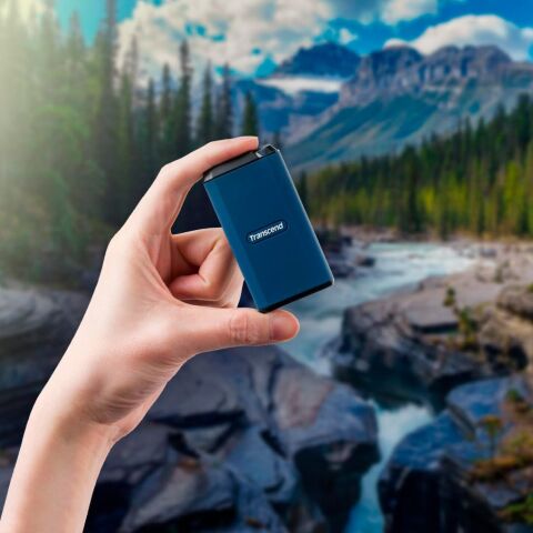 Накопитель SSD USB Type-C 4TB ESD410C Transcend (TS4TESD410C) - Нулевой остаток (Feed)  - Нулевой остаток (Feed) 