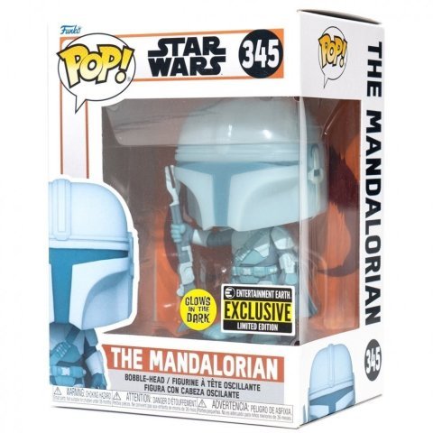 Фигурка Funko Star Wars The Mandalorian Hologram Звёздные войны Мандалорец фанко 345 Exclusive -   -
