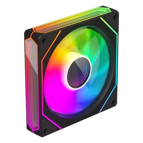 Кулер для корпуса Zezzio PRISM 6 Pro ARGB Black Reverse - Нулевой остаток (Feed) - Нулевой остаток (Feed)