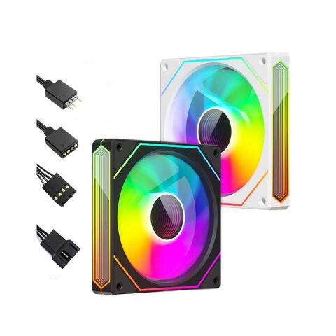 Кулер для корпуса Zezzio PRISM 6 Pro ARGB Black Reverse - Нулевой остаток (Feed) - Нулевой остаток (Feed)