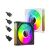 Кулер для корпуса Zezzio PRISM 6 Pro ARGB Black Reverse - Нулевой остаток (Feed) - Нулевой остаток (Feed)