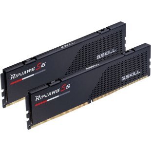 Модуль памяти для компьютера DDR5 96GB (2x48GB) 5600 MHz Ripjaws S5 Matte Black G.Skill (F5-5600J4040D48GX2-RS5K)