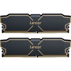 Модуль памяти для компьютера DDR5 32GB (2x16GB) 6000 MHz Thor Black Lexar (LD5U16G60C38LG-RGD)