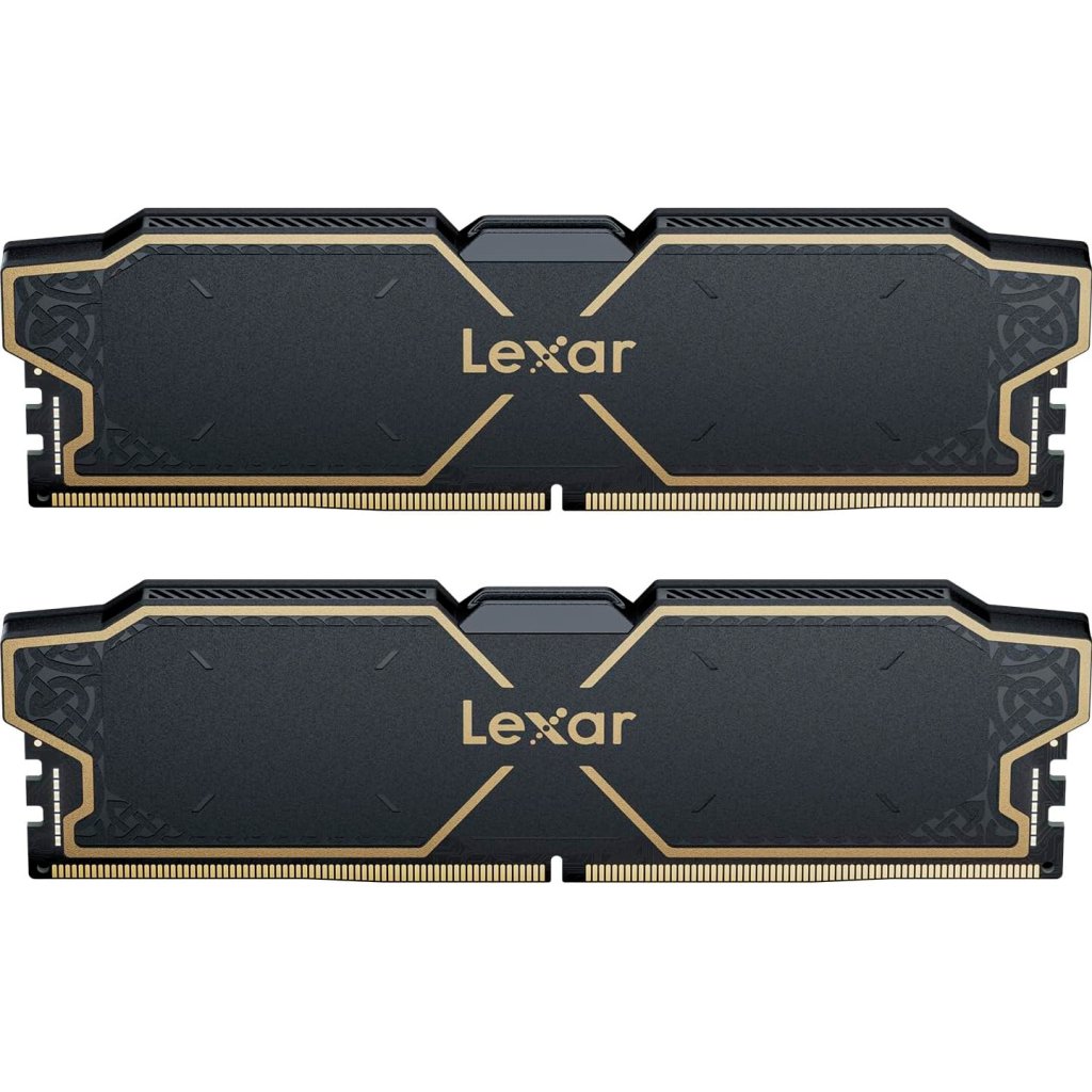 Модуль памяти для компьютера DDR5 32GB (2x16GB) 6000 MHz Thor Black Lexar (LD5U16G60C38LG-RGD)