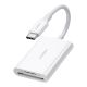 Считыватель флеш-карт Ugreen USB-C 3.1 to TF/SD CM265 White (35506) - Нулевой остаток (Feed)  - Нулевой остаток (Feed) 