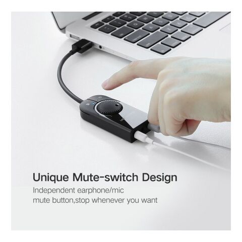 Звуковая плата Ugreen CM129 black (40964) - Звуковые платы  - Звуковые платы 