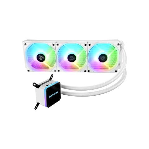 Система жидкостного охлаждения Enermax Liqmax III 360 White ARGB (ELC-LMT360-W-ARGB) - Системы водного охлаждения  - Системы водного охлаждения 