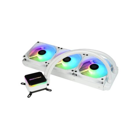 Система жидкостного охлаждения Enermax Liqmax III 360 White ARGB (ELC-LMT360-W-ARGB) - Системы водного охлаждения  - Системы водного охлаждения 