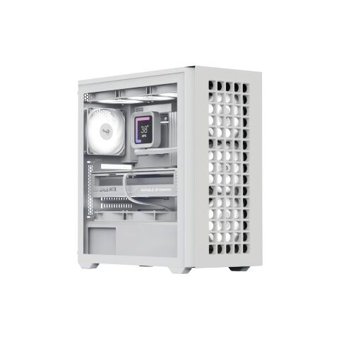 Корпус для ПК AeroCool D502A-G-WT-v1 White (ACCM-DS02043.21) - Нулевой остаток (Feed)  - Нулевой остаток (Feed) 