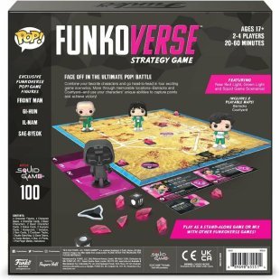 Настольная игра Funkoverse: Squid Game 100 4-Pack Фанко Игра в кальмара
