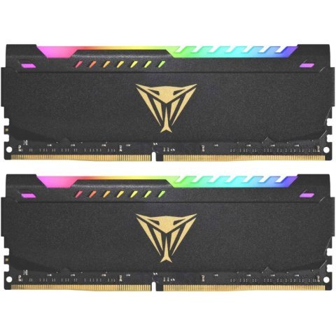 Модуль памяти для компьютера DDR4 64GB (2x32GB) 3600 MHz Viper Steel RGB Patriot (PVSR464G360C0K) - Нулевой остаток (Feed)  - Нулевой остаток (Feed)