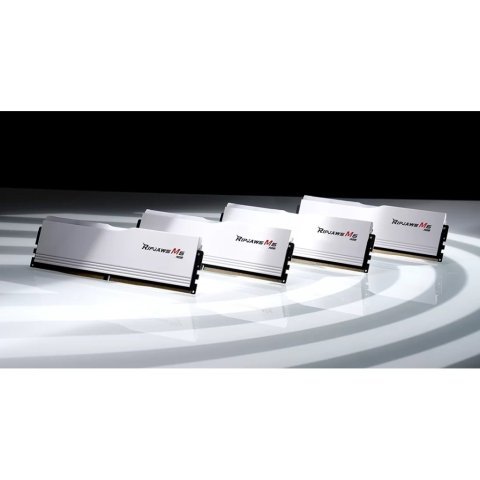 Модуль памяти для компьютера DDR5 32GB (2x16GB) 6400 MHz Ripjaws M5 RGB Matte White G.Skill (F5-6400J3239G16GX2-RM5RW) - Нулевой остаток (Feed)  - Нулевой остаток (Feed) 