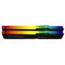 Модуль памяти для компьютера DDR5 64GB (2x32GB) 5600 MHz Beast RGB Kingston Fury (ex.HyperX) (KF556C36BBEAK2-64)