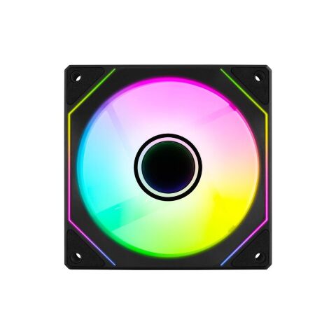 Кулер для корпуса AeroCool Phantom M-3 12 PWM ARGB Black (ACF3-MR11217.11) - Нулевой остаток (Feed) - Нулевой остаток (Feed)