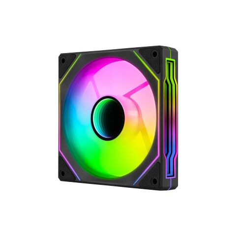 Кулер для корпуса AeroCool Phantom M-3 12 PWM ARGB Black (ACF3-MR11217.11) - Нулевой остаток (Feed) - Нулевой остаток (Feed)