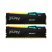 Модуль памяти для компьютера DDR5 16GB (2x8GB) 6000 MHz FURY Beast RGB Kingston Fury (ex.HyperX) (KF560C36BBEAK2-16) - Нулевой остаток (Feed)  - Нулевой остаток (Feed) 