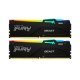 Модуль памяти для компьютера DDR5 16GB (2x8GB) 6000 MHz FURY Beast RGB Kingston Fury (ex.HyperX) (KF560C36BBEAK2-16) - Нулевой остаток (Feed)  - Нулевой остаток (Feed) 