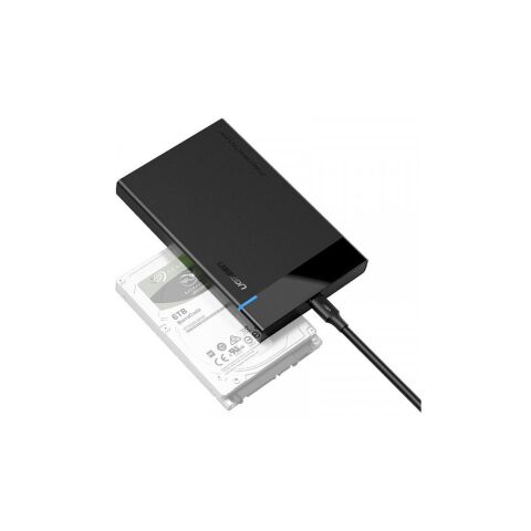 Карман внешний Ugreen USB 3.1 to 2.5" HDD/SSD US221 black (50743) - Аксессуары к HDD  - Аксессуары к HDD 