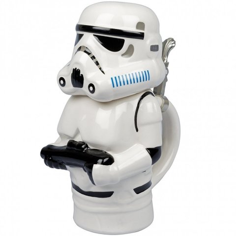 Кружка коллекционная SignatureSteins Star Wars Stormtrooper Stein Звёздные войны Штурмовик 650 мл. -   -