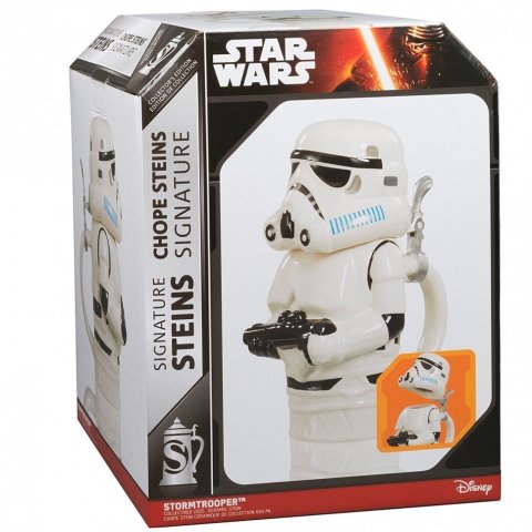 Кружка коллекционная SignatureSteins Star Wars Stormtrooper Stein Звёздные войны Штурмовик 650 мл. -   -