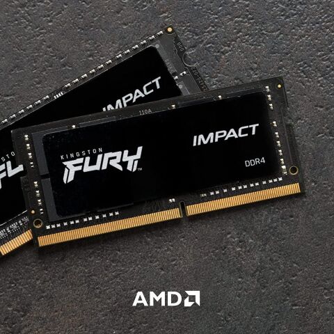 Модуль памяти для ноутбука SoDIMM DDR4 16GB 3200 MHz Impact Kingston Fury (ex.HyperX) (KF432S20IB/16) - Модули памяти к ноутбукам  - Модули памяти к ноутбукам 