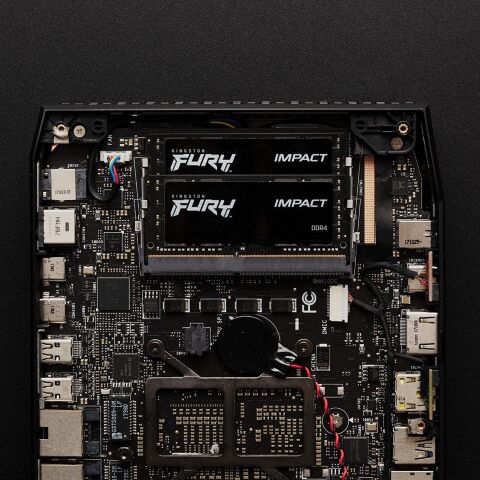 Модуль памяти для ноутбука SoDIMM DDR4 16GB 3200 MHz Impact Kingston Fury (ex.HyperX) (KF432S20IB/16) - Модули памяти к ноутбукам  - Модули памяти к ноутбукам 