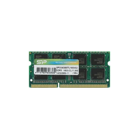 Модуль памяти для ноутбука SoDIMM DDR3 8GB 1600 MHz Silicon Power (SP008GBSTU160N02) - Модули памяти к ноутбукам  - Модули памяти к ноутбукам 