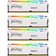 Модуль памяти для компьютера DDR5 128GB (4x32GB) 5600 MHz FURY Beast RGB White Kingston Fury (ex.HyperX) (KF556C40BWAK4-128) - Модули памяти для компьютера  - Модули памяти для компьютера 