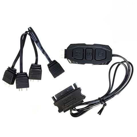 Модуль управления подсветкой Zezzio Контролер керування Zezzio ARGB 3-Pin 5V/SATA (Zezzio ARGB controller Sata) (Zezzio ARGB 3-Pin 5V/SATA) - Акссесуары к системам охлаждения  - Акссесуары к системам охлаждения 