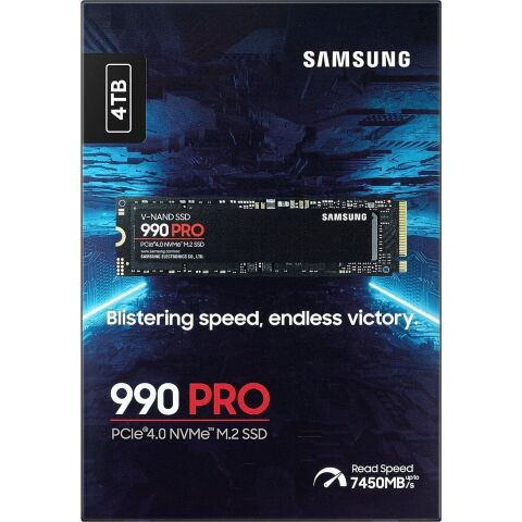 Накопитель SSD M.2 2280 4TB 990 PRO Samsung (MZ-V9P4T0BW) - Нулевой остаток (Feed)  - Нулевой остаток (Feed) 