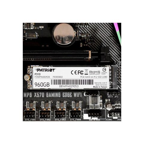 Накопитель SSD M.2 2280 960GB Patriot (P310P960GM28) - Нулевой остаток (Feed)  - Нулевой остаток (Feed) 
