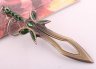 Брелок DOTA 2 Butterfly Sword Дота 2 меч металл цвет бронза 6 см.
