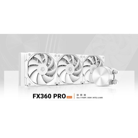 Система жидкостного охлаждения ID-Cooling FX360 Pro White - Нулевой остаток (Feed) - Нулевой остаток (Feed)