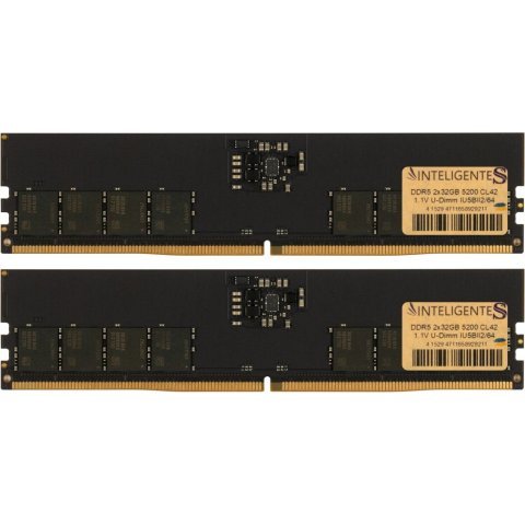 Модуль памяти для компьютера DDR5 64GB (2x32GB) 5200 MHz INTELIGENTES (IU5BII2/64) - Нулевой остаток (Feed)  - Нулевой остаток (Feed) 