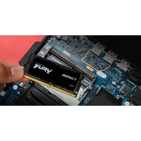 Модуль памяти для ноутбука SoDIMM DDR4 32GB (2x16GB) 3200 MHz Impact Kingston Fury (ex.HyperX) (KF432S20IBK2/32) - Модули памяти к ноутбукам  - Модули памяти к ноутбукам 