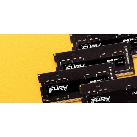 Модуль памяти для ноутбука SoDIMM DDR4 32GB (2x16GB) 3200 MHz Impact Kingston Fury (ex.HyperX) (KF432S20IBK2/32) - Модули памяти к ноутбукам  - Модули памяти к ноутбукам 