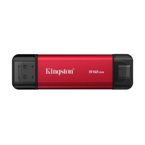 Накопитель SSD USB Type-C 512GB Dual Portable Kingston (SPSD/512GB) - Внутренние SSD  - Внутренние SSD 