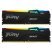 Модуль памяти для компьютера DDR5 16GB (2x8GB) 6000 MHz Beast RGB EXPO Kingston Fury (ex.HyperX) (KF560C30BBEAK2-16) - Нулевой остаток (Feed)  - Нулевой остаток (Feed) 
