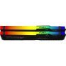 Модуль памяти для компьютера DDR5 16GB (2x8GB) 6000 MHz Beast RGB EXPO Kingston Fury (ex.HyperX) (KF560C30BBEAK2-16)