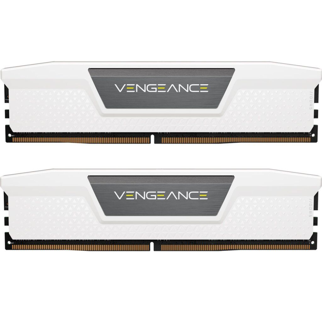 Модуль памяти для компьютера DDR5 32GB (2x16GB) 6400 MHz Vengeance White Corsair (CMK32GX5M2B6400Z32W)