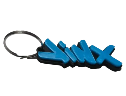 Брелок League of Legends Arcane Jinx Ліга Легенд Джинкс Keychain ABS пластик 4 см. -   -  