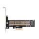 Контроллер Dynamode M.2 SSD NVMe M-Key to PCI-E 3.0 x4/ x8/ x16, full profile br (PCI-Ex4- M.2 M-key) - Контроллеры ExpressCard  - Контроллеры ExpressCard 