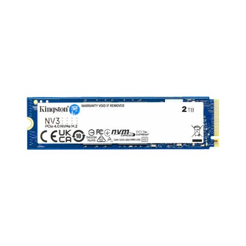 Накопитель SSD M.2 2280 2TB Kingston (SNV3S/2000G) - Внутренние SSD  - Внутренние SSD 